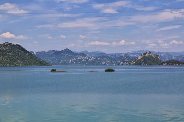 Foto shkodra-meer in balkan, montenegro