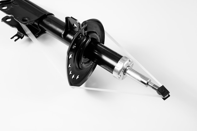 Shock absorber on a white background