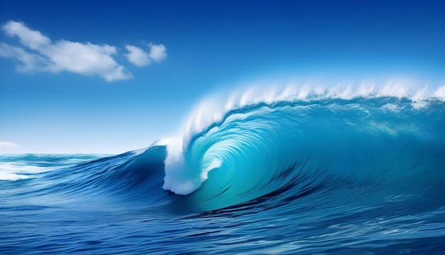 Photo shocking design elements such as waves