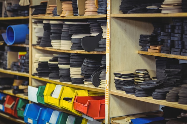 Shoe insole in shelf