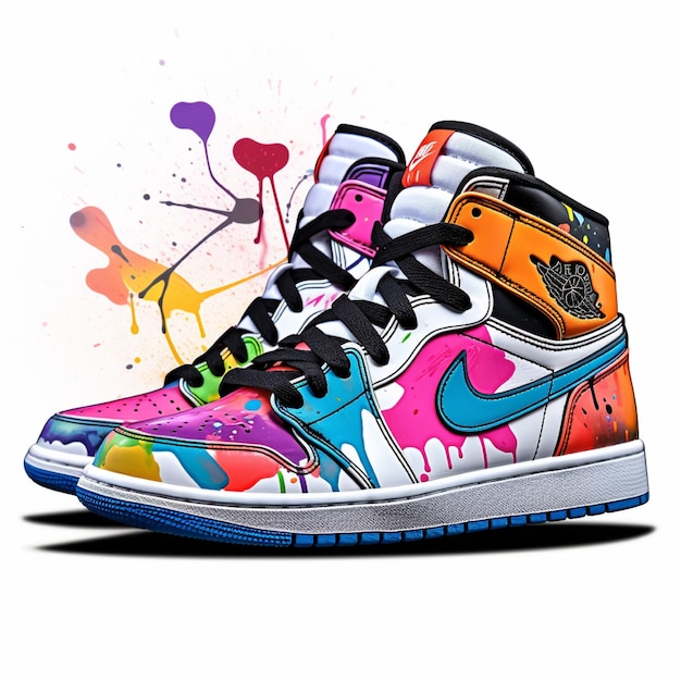 Photo shoe logo with full color combination