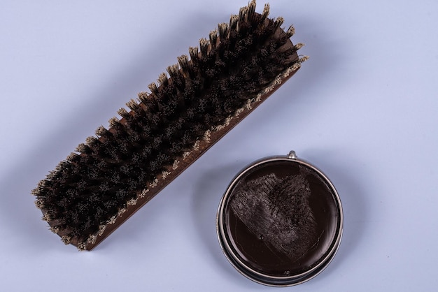 Shoe shine brush