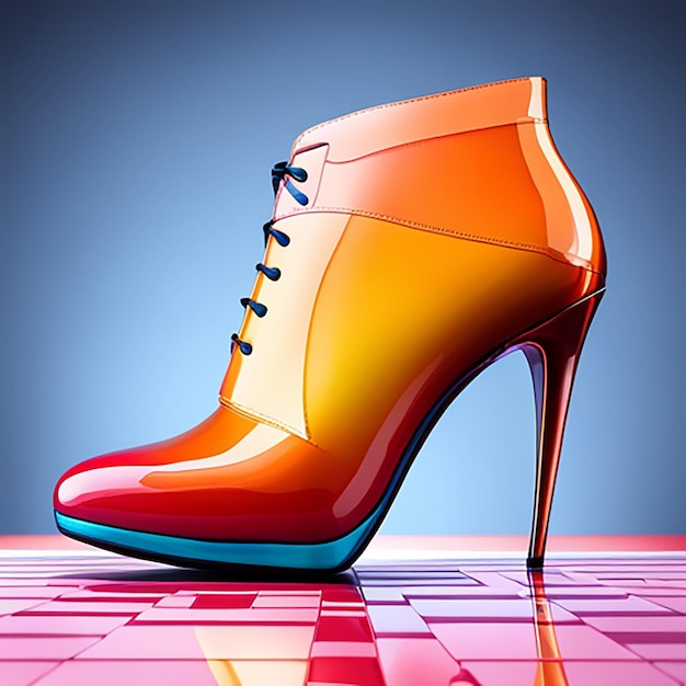 Foto modello 3d di scarpe