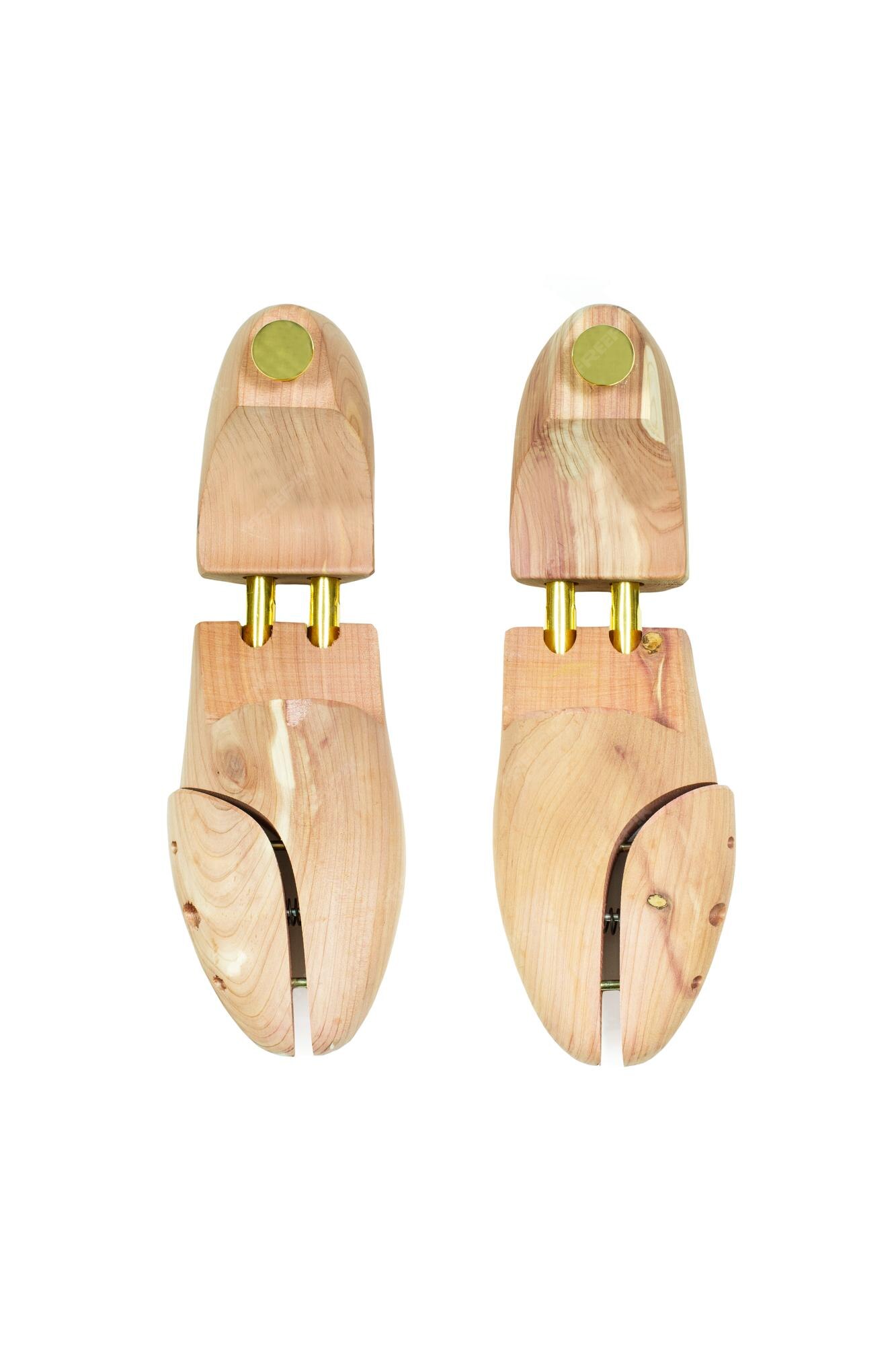 Premium Photo A shoes mens aromatic cedar wood