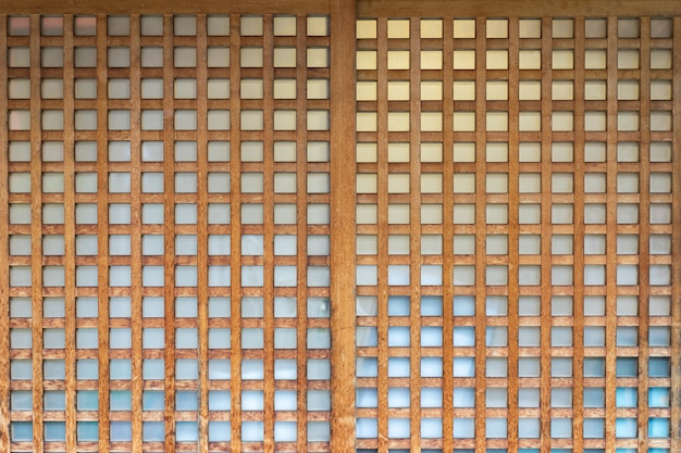 Shoji, deur, raam of scheidingswand bestaande.