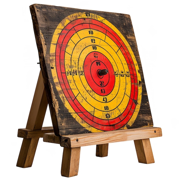 Shooting Gallery Nerf Target Board isolated on white background