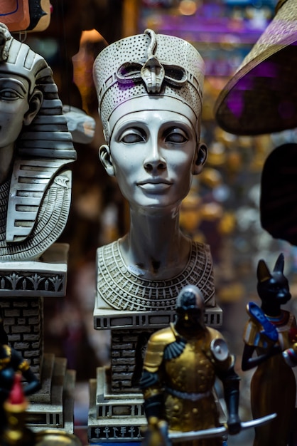 Shop with Egyptian souvenirs for tourists