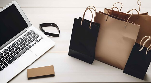 사이버 월요일 서류 가방 PC 마우스 노트북 티켓 라벨 판매 태그 온라인 쇼핑 개념