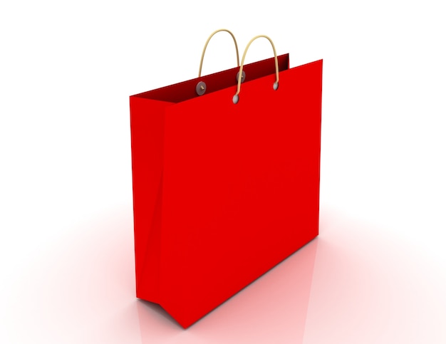 Shopping bag concept. 3d illustration