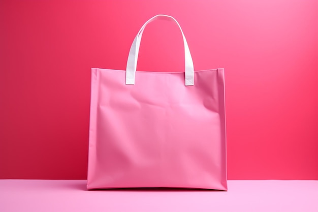 Shopping bag concept Shopping bag mockup background Online shopping concept