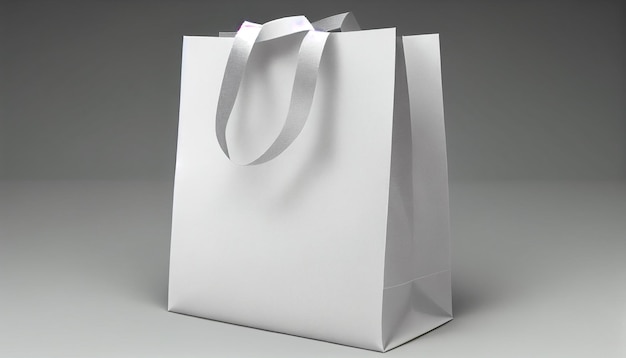 Shopping bag handle gift symbol store sale luxury generative AI