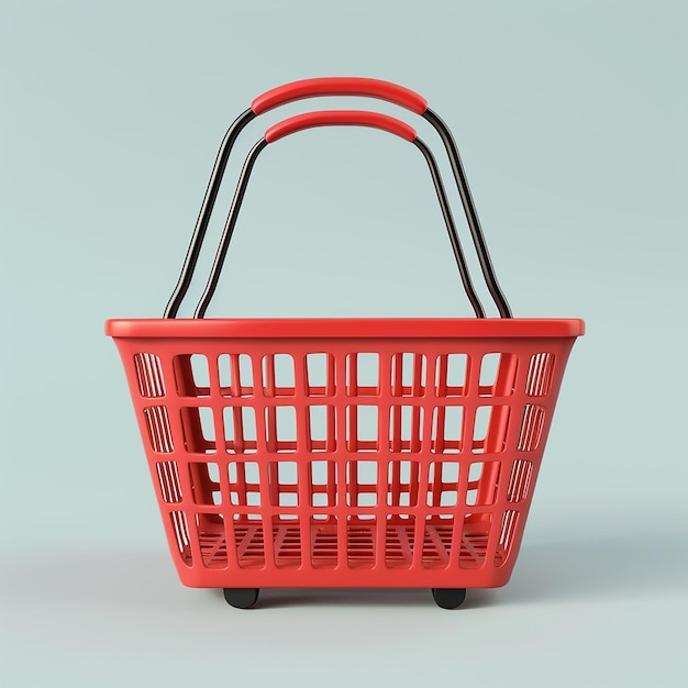 a shopping basket with wheels that say quot shopping quot