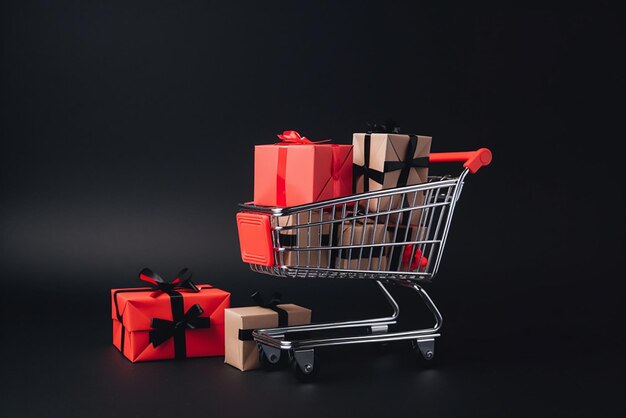 Shopping cart icon online shopping Isolated on white background