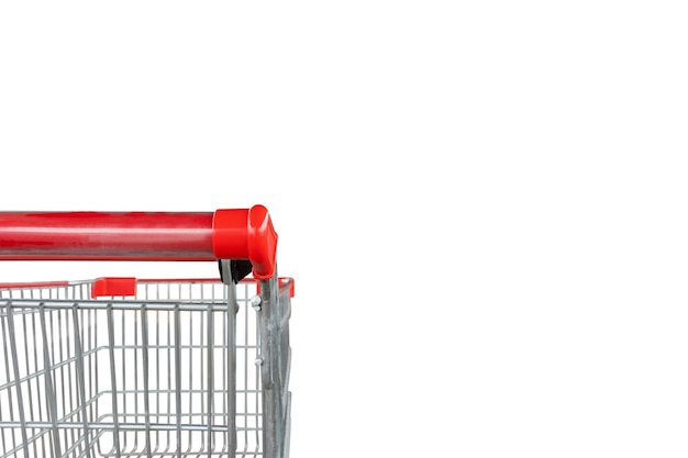 Shopping cart isolated on white background