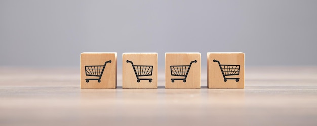 Shopping cart Online Shopping Concept