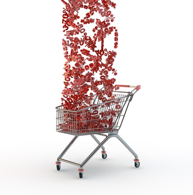 Photo shopping cart and sales