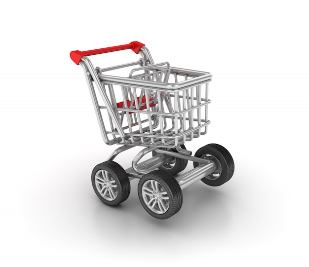 Shopping Cart on Wheels