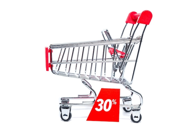 Shopping cart with a discount