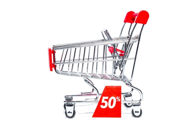 Shopping cart with a discount