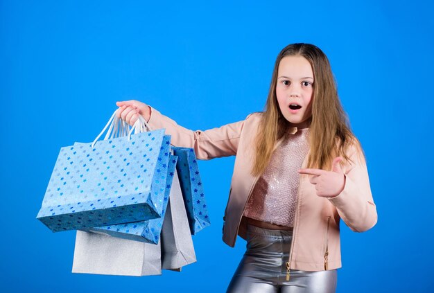 Shopping day happiness Buy clothes Fashionista addicted buyer Fashion boutique kids Birthday girl shopping Black friday best deals Happy child in shop with bags Shopping is best therapy