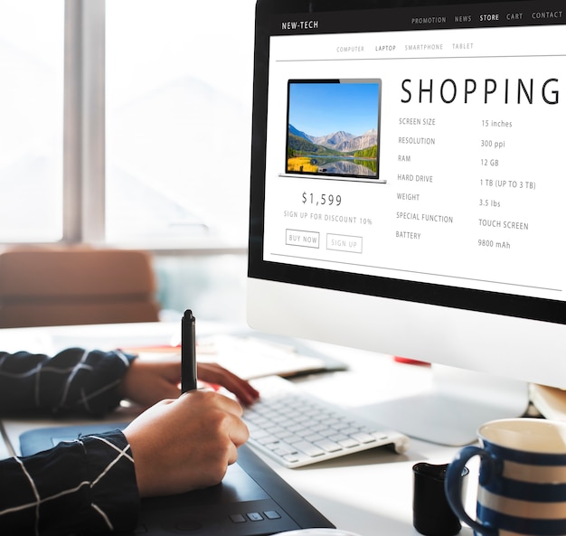 Shopping Online Concept