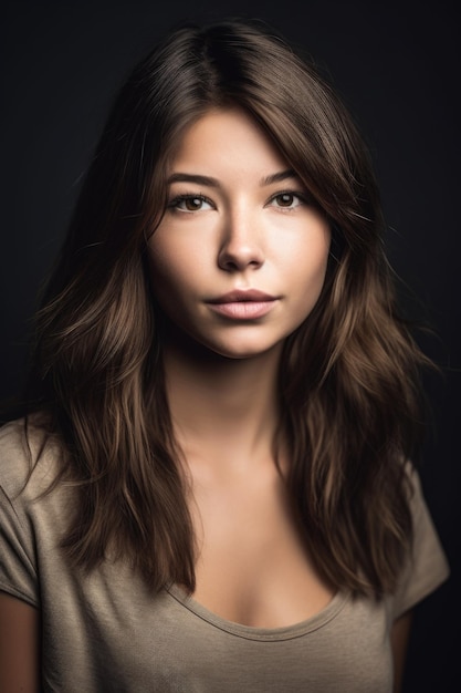 Shot of an attractive young woman in the studio