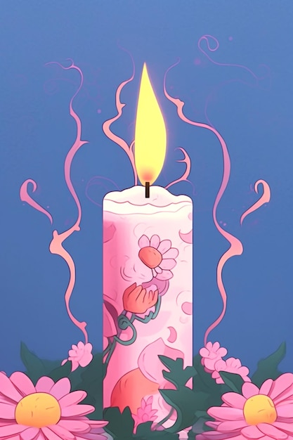 Photo shot of candle