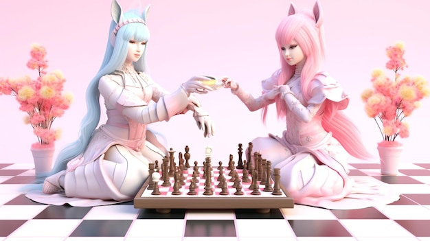 Shot of chess