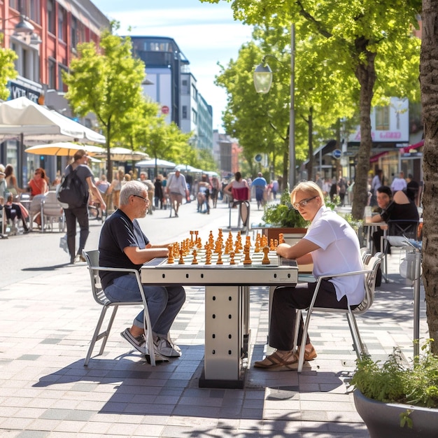 Shot of chess