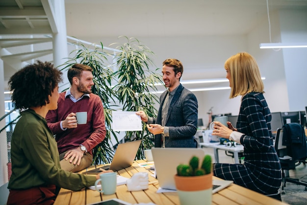 Shot of a group of coworkers during a meeting