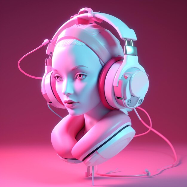 Shot of headphones