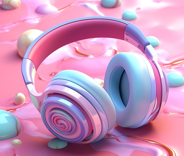 Photo shot of headphones