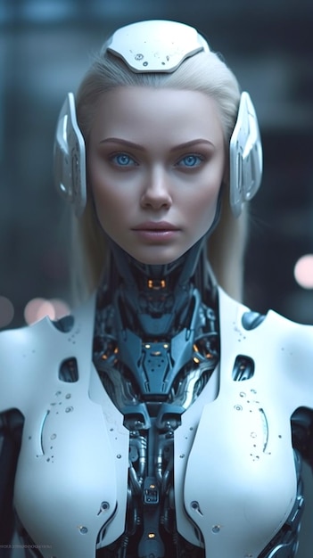 shot of robot AI