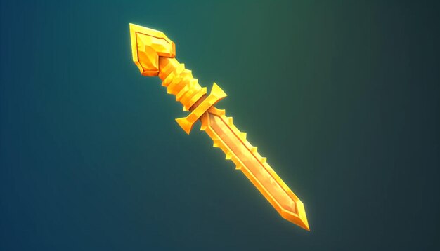 Photo shot of sword