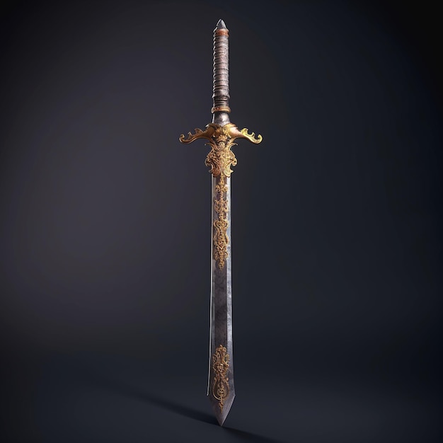 Photo shot of sword