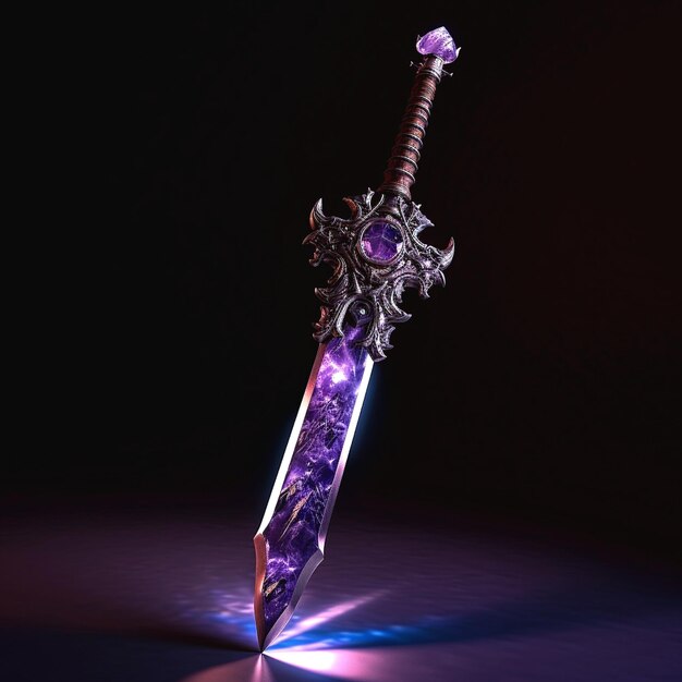 Photo shot of sword