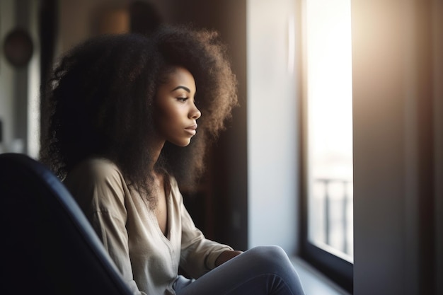 Shot of a young woman using her tablet while sitting at home