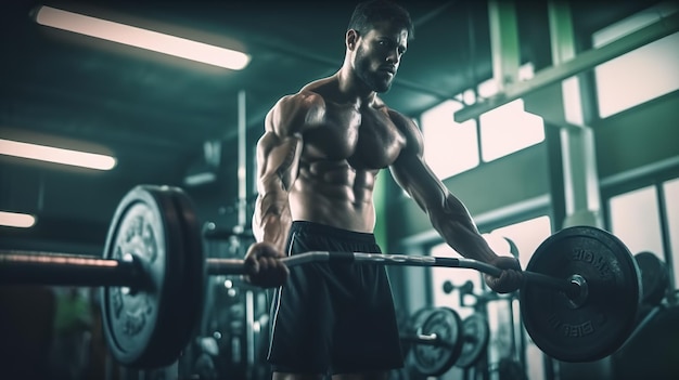 Shot of young women catching her breath while working out in the gym attractive woman in gym