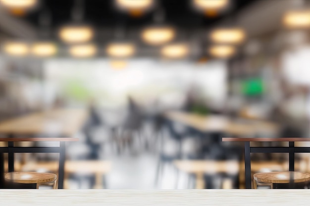 Shots show the interior of a cafe with a blurred background and soft lighting bokeh