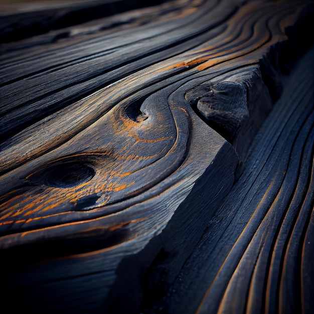 Shou Sugi Ban wood surface abstract background