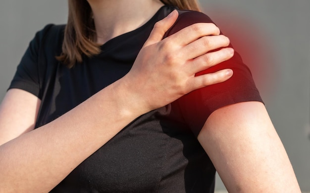 Боль в плече Спортивная травма, вызванная чрезмерным напряжением, перенапряжением мышц, связок