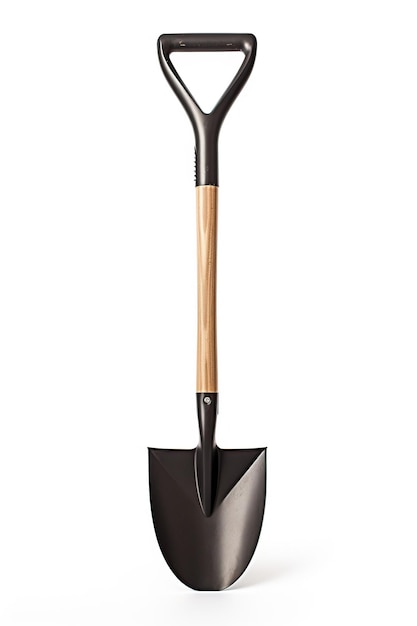 Photo shovel isolated on a white background