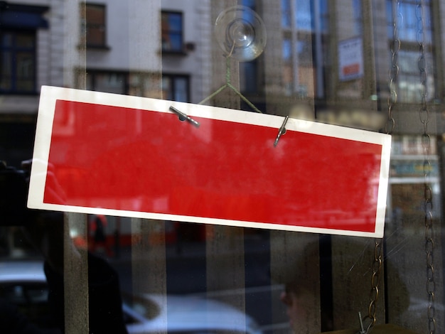 Photo show window sign