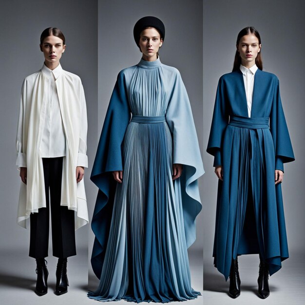 showcase a collection of Avant grade garments where fabric drapes effortlessly echoing whispers