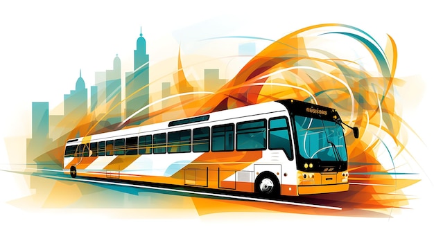 Showcasing new transportation company social media post spotlighting dynamic lines