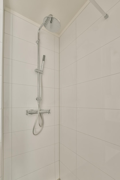 Shower box in modern bathroom