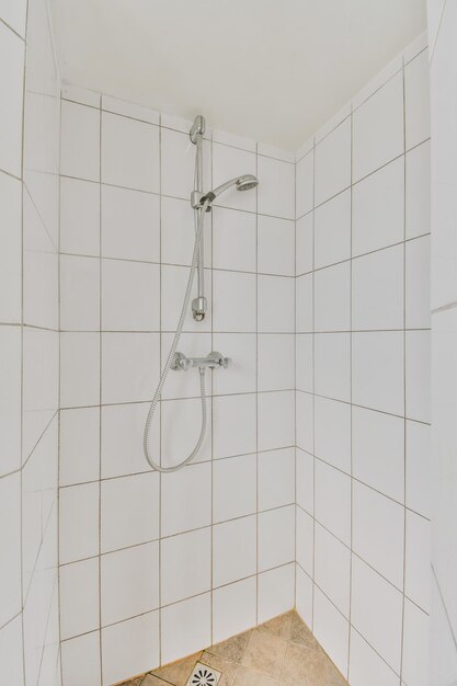 Shower box in modern bathroom