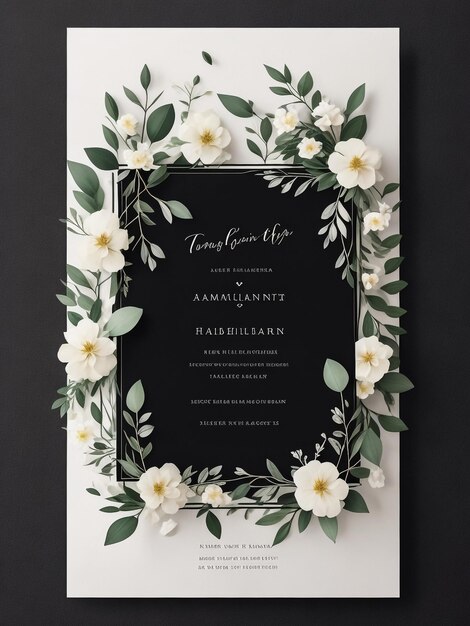 Photo shower bridal wedding invitation templates