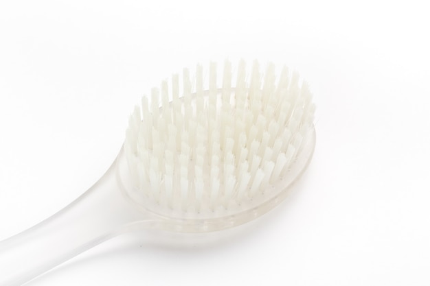 Shower brush isolated on white