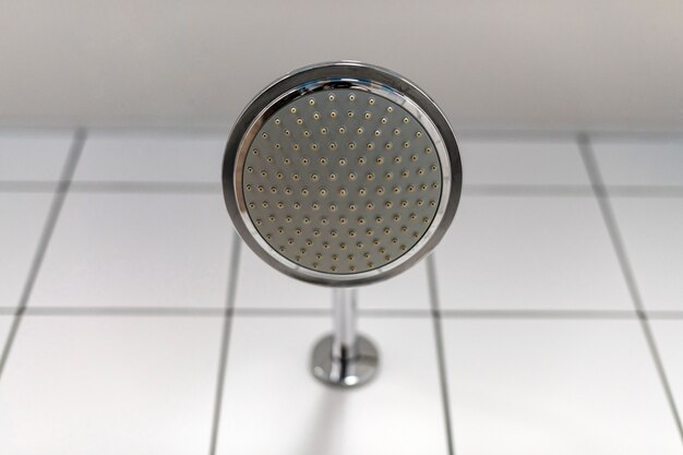 Photo shower head. water supply is turned off